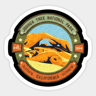 Joshua Tree National Park California Sticker